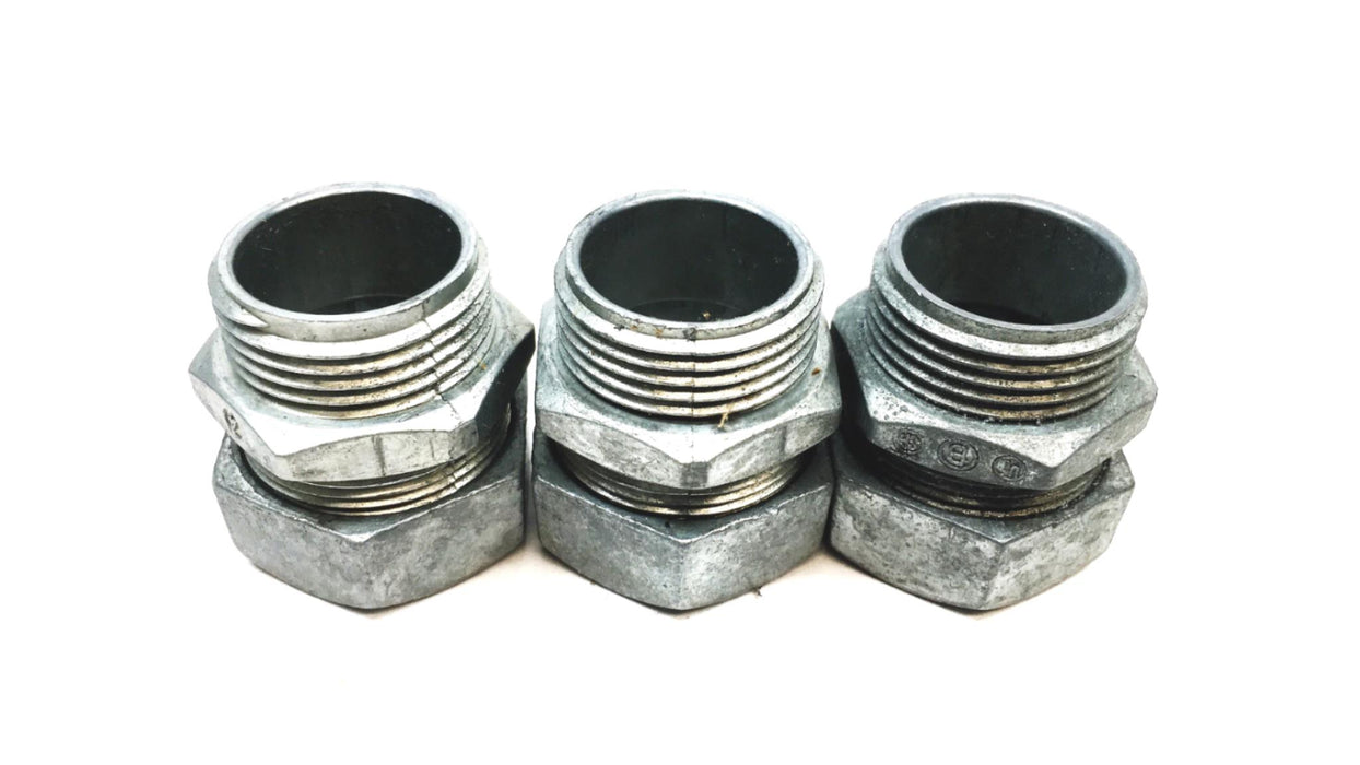 Unbranded 1 Inch Compression Connector [Lot of 3] NOS