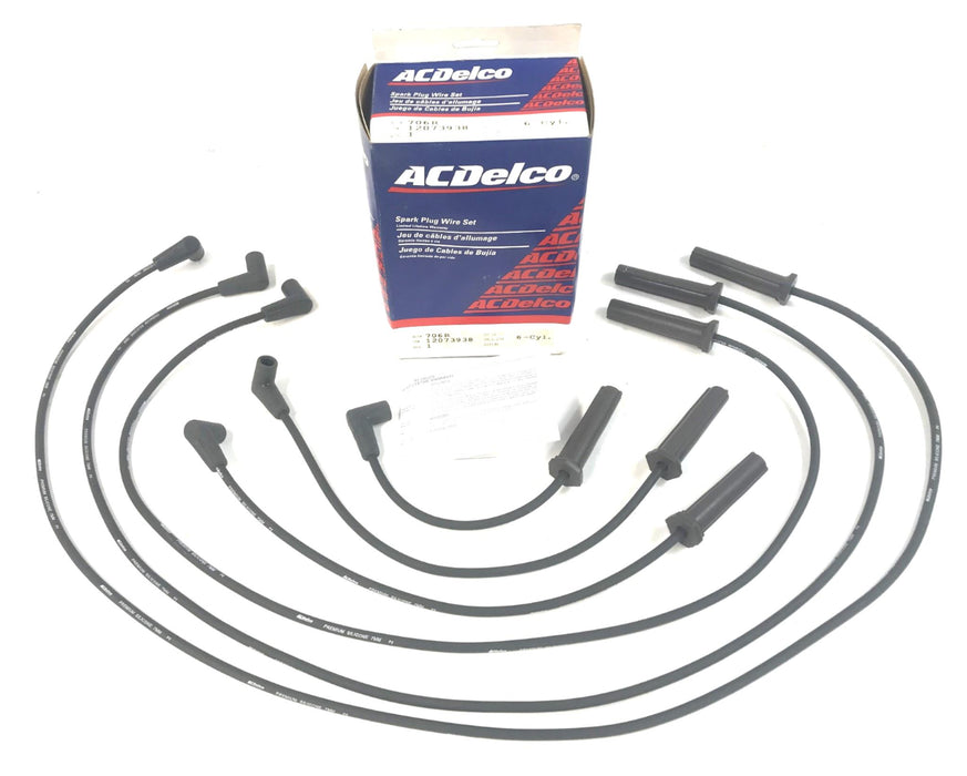ACDelco 6-Cylinder Spark Plug Wire Set 706R(12073938) NOS