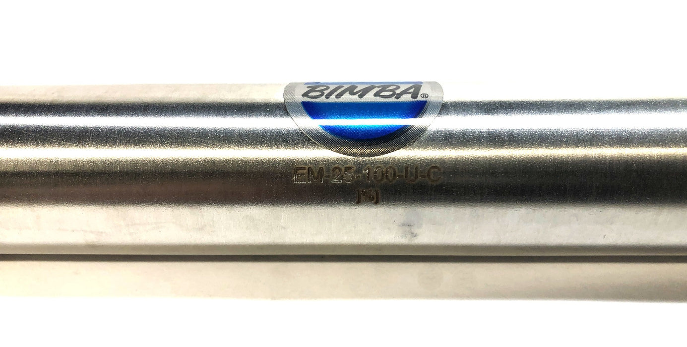 Bimba Double Acting Pneumatic Cylinder EM-25-100-U-C NOS