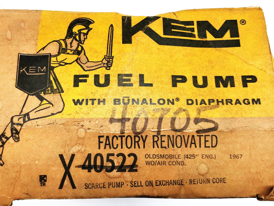KEM Fuel Pump Assembly 40705 REMANUFACTURED