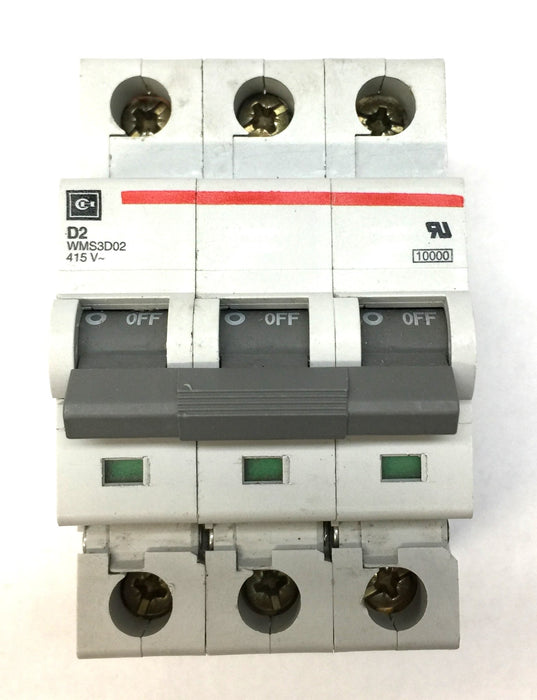 Cutler-Hammer Circuit Breaker WMS3D02 USED