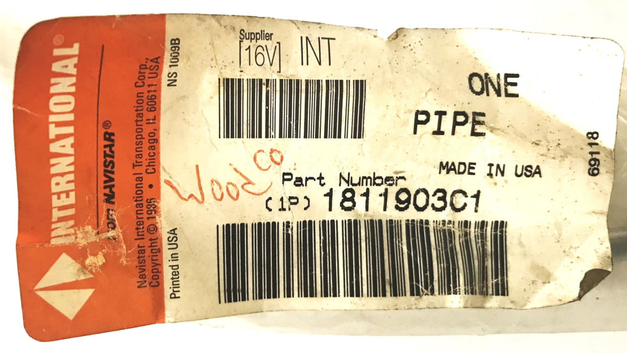 International Exhaust Pipe 1811903C1 NOS