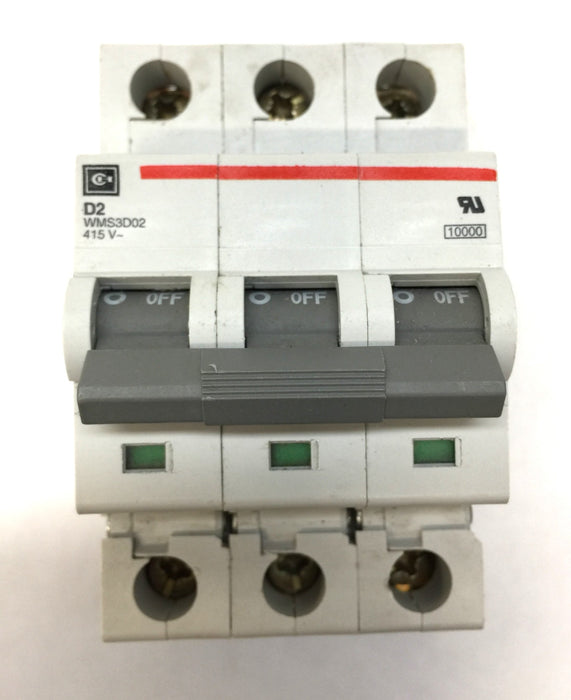 Cutler-Hammer Circuit Breaker WMS3D02 USED