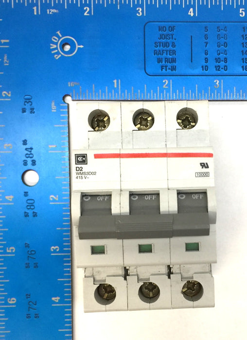 Cutler-Hammer Circuit Breaker WMS3D02 USED