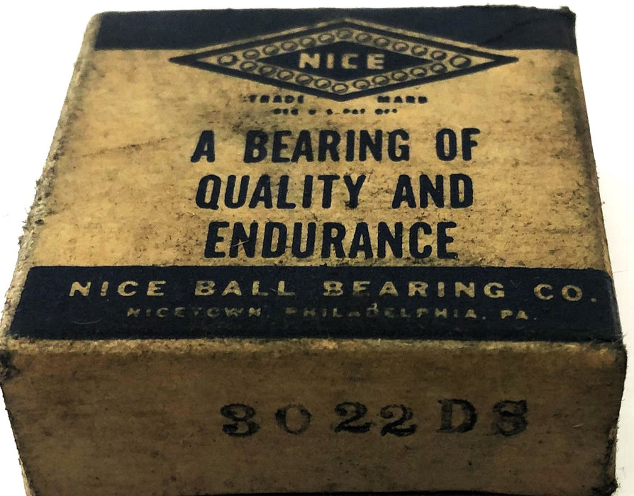 Nice Double Shielded Ball Bearing 3022DS [Lot of 5] NOS