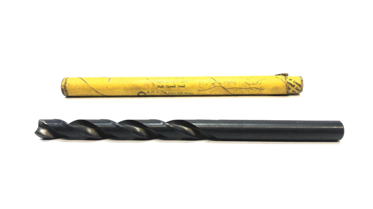 Morse No. 1314 1/2 INCH HS Steel Straight Shank Taper Length Drill Bit 10582 NOS
