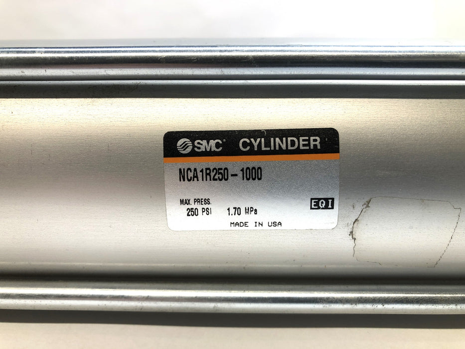 SMC Pneumatic Tie Rod Air Cylinder NCA1R250-1000 NOS