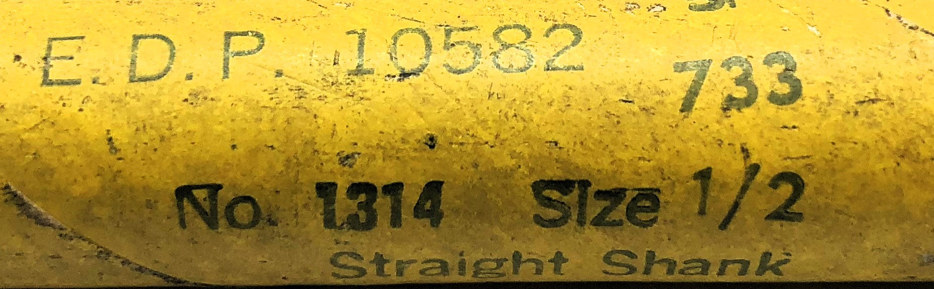 Morse No. 1314 1/2 INCH HS Steel Straight Shank Taper Length Drill Bit 10582 NOS