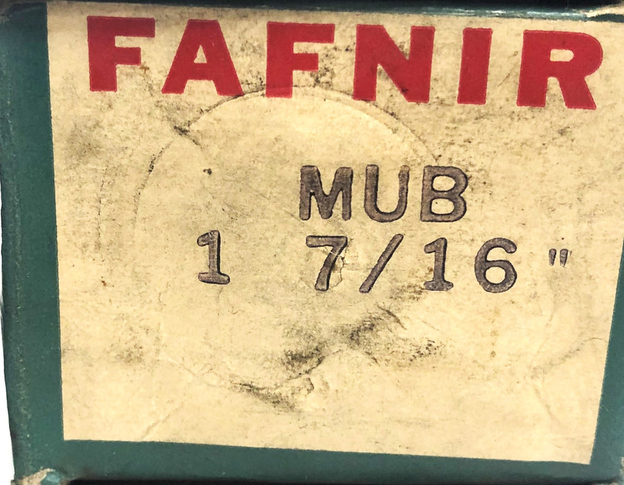 Fafnir Ball Bearing Insert With Collar MUB1-7/16" NOS
