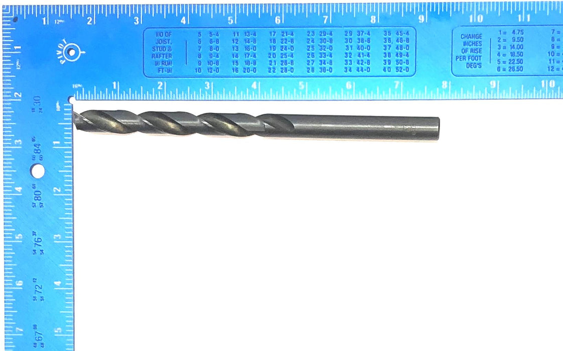 Morse No. 1314 1/2 INCH HS Steel Straight Shank Taper Length Drill Bit 10582 NOS