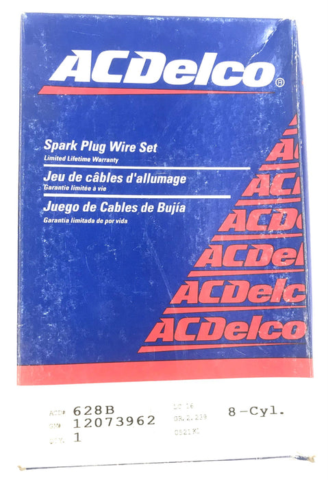 ACDelco Juego de cables para bujías de 8 cilindros 628B(12073962) NOS