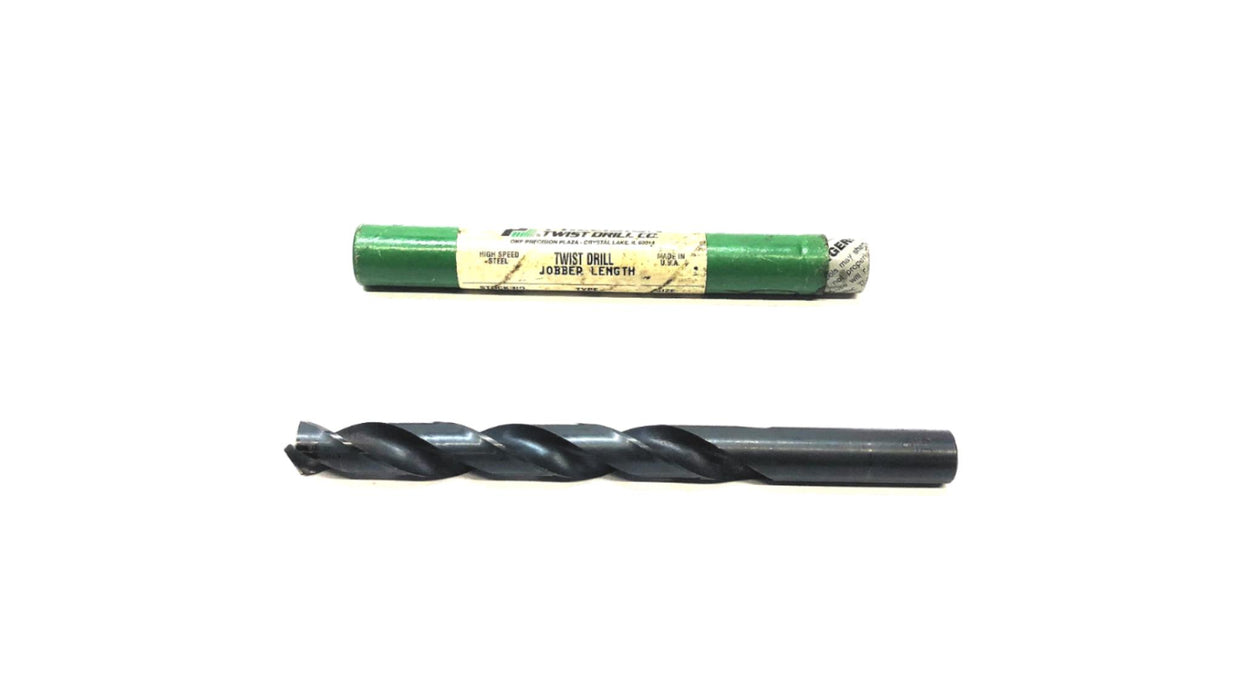 Precision Twist Drill 9/16" HS Steel Twist Drill Bit Jobber Length 10036 USED