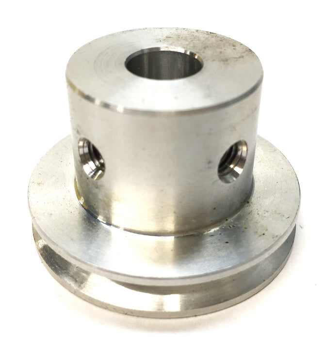 Unbranded 1-1/2" OD Aluminum 4mm V-Belt Pulley with 3/16" Bore NOS