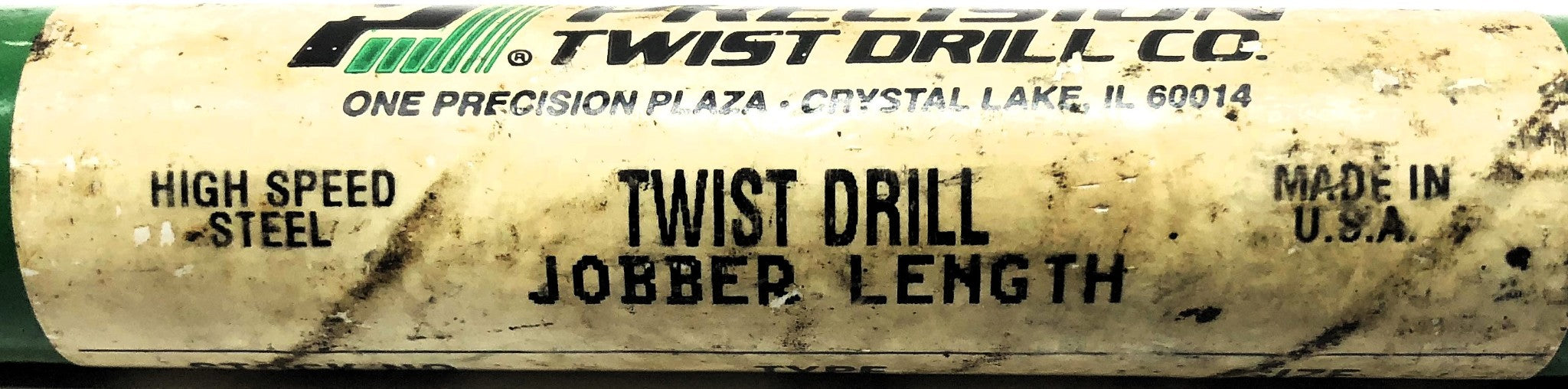 Precision Twist Drill 9/16" HS Steel Twist Drill Bit Jobber Length 10036 USED