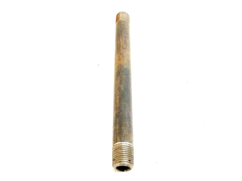 Unbranded 1/4" x 4-1/2" Galvanized Black Pipe Nipples B3326X245 [Lot of 10] NOS