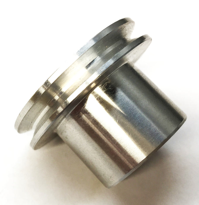 Unbranded 1-1/2" OD Aluminum 4mm V-Belt Pulley with 3/16" Bore NOS