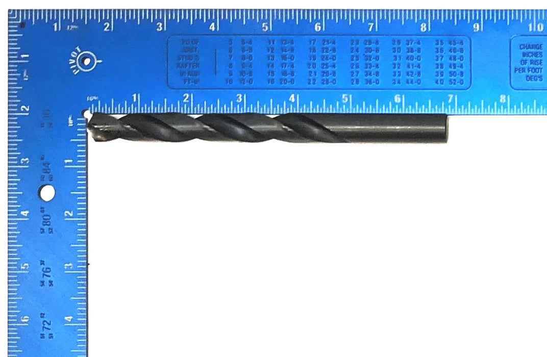 Precision Twist Drill 9/16" HS Steel Twist Drill Bit Jobber Length 10036 USED