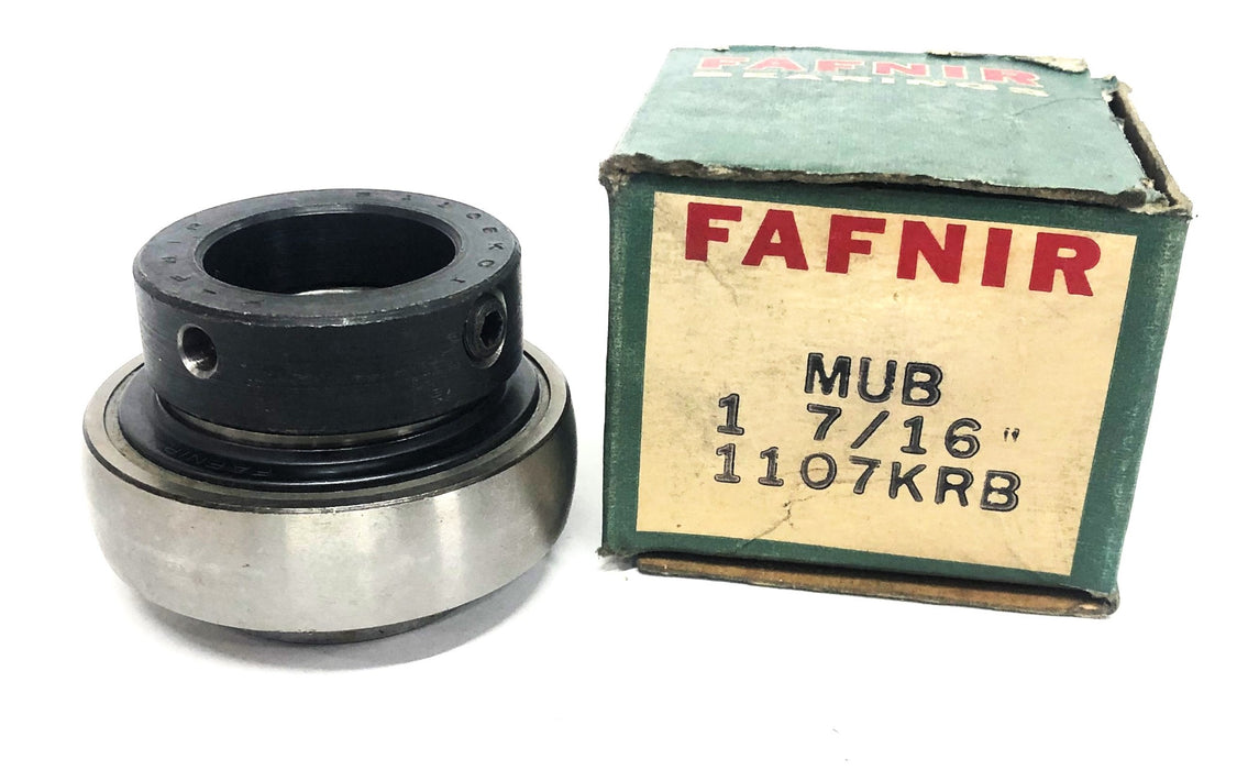 Fafnir MUB1-7/16" Ball Bearing Insert With Collar 1107KRB NOS