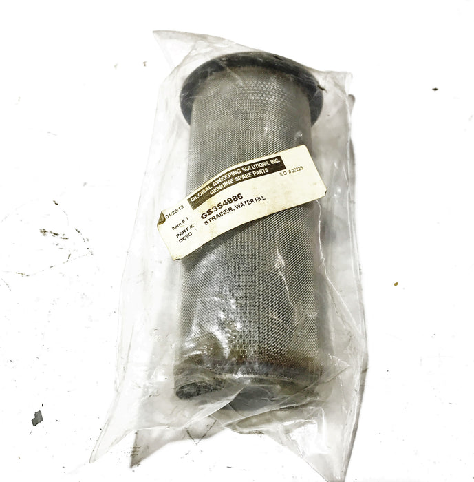 Global Sweeper Water Fill Strainer GS354986 NOS