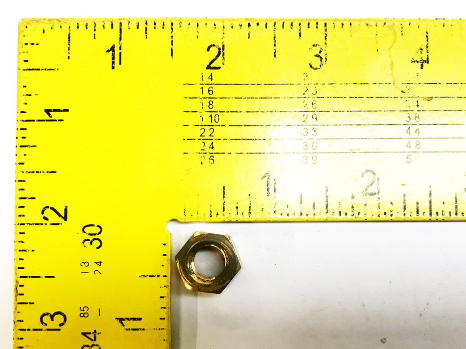 Unbranded Brass 5/16" Hex Nut Coarse Thread [Lot of 103] NOS