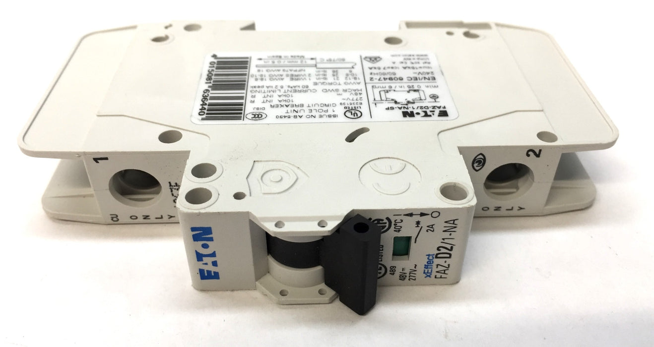Eaton Circuit Breaker FAZ-D2/1-NA-SP USED