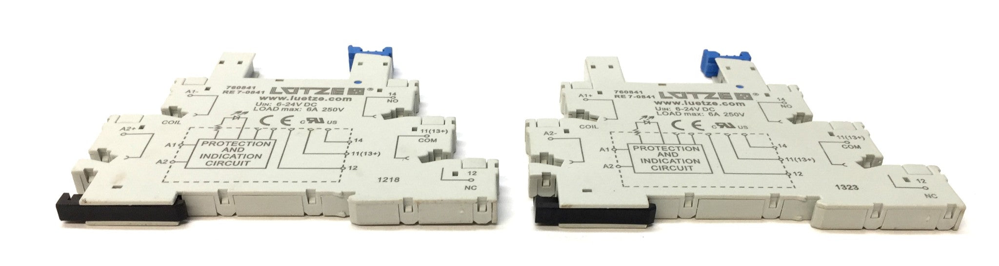Lutze Micro-plug Relay Module 760841 [Lot of 2] NOS