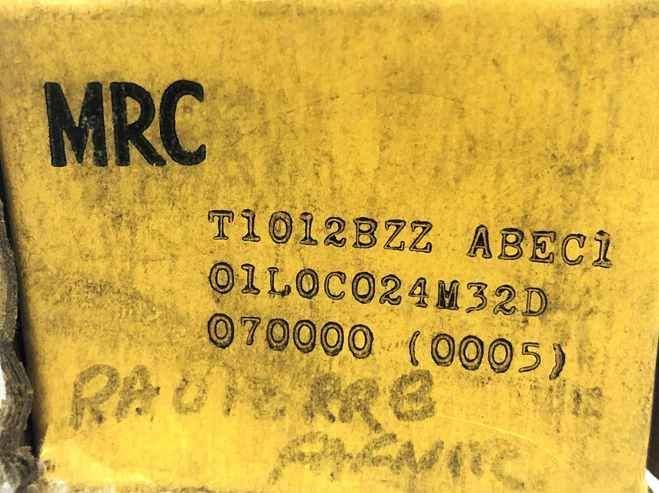 MRC ABEC 1 Ball Bearing Insert With Collar T1012BZZ NOS