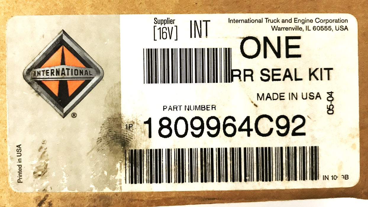 International Oil Seal Kit 1809964C92 NOS
