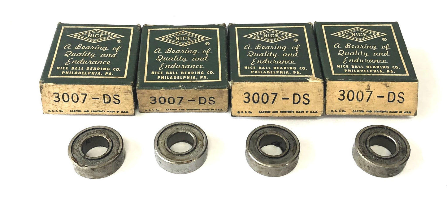 Nice Ball Bearing 3007-DS [Lot of 4] NOS