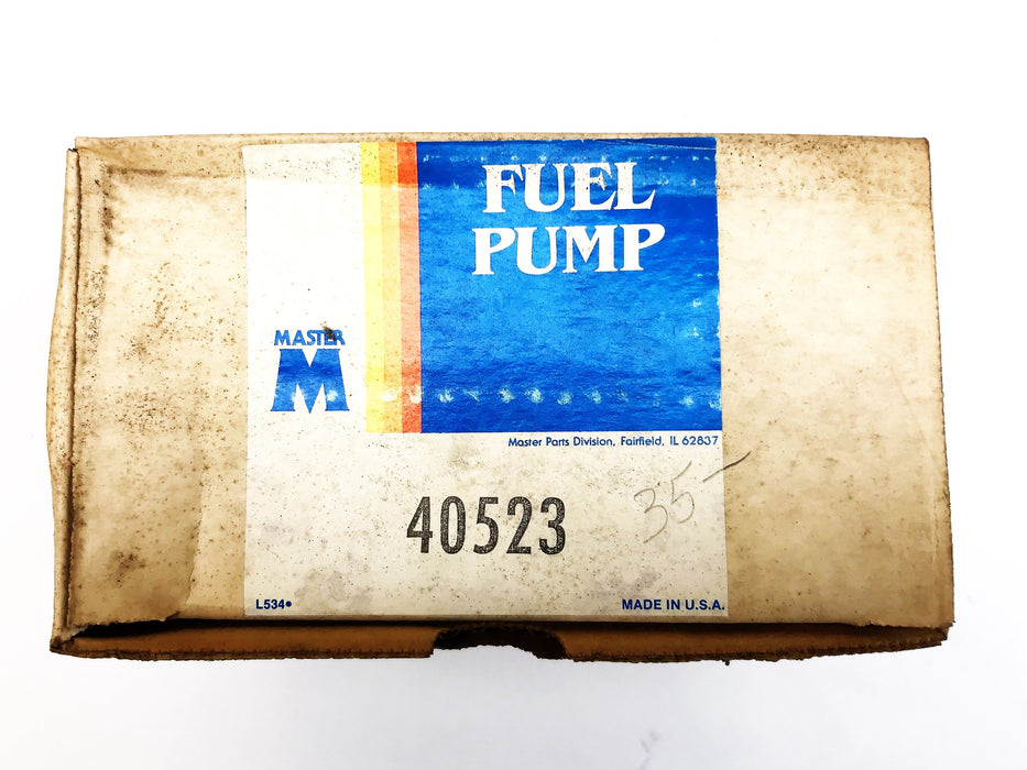 Master Fuel Pump Assembly 40523 NOS