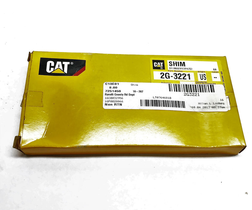 Caterpillar CAT OEM Shim 2G-3221 [Lot of 8] NOS