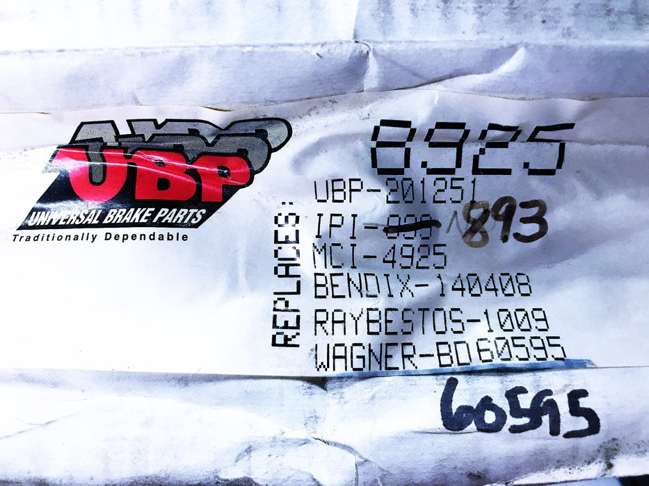 UBP Brake Drum 8925 NOS