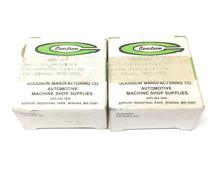 Goodson Bolt-On Dipstick Conversion Casting 0SD-60 [Lot of 2] NOS