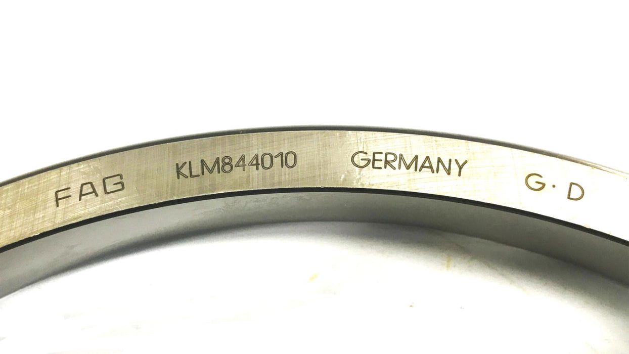 FAG 11-1/2 inch Tapered Roller Bearing Cup KLM844010 NOS