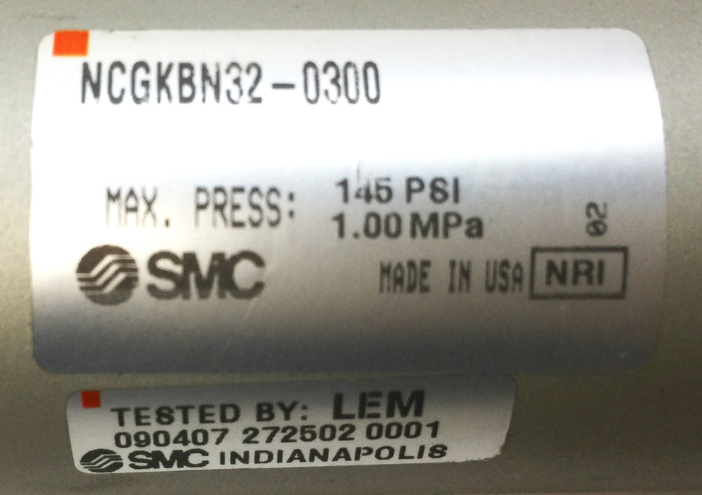 SMC Pneumatic Cylinder NCGKBN32-0300 NOS
