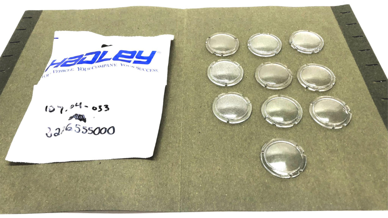 Hadley Clear Round Light Lens Cover 8226555000 (107-04-033) [Lot of 10] NOS