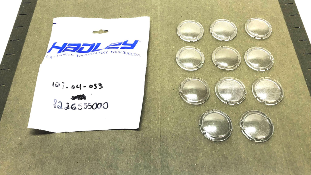 Hadley Clear Round Light Lens Cover 8226555000 (107-04-033) [Lot of 11] NOS