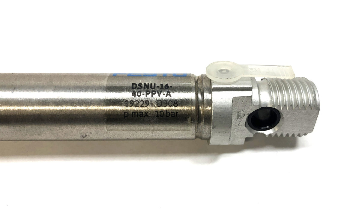 Festo Double Acting Round Pneumatic Air Cylinder DSNU-16-40-PPV-A (19229) NOS