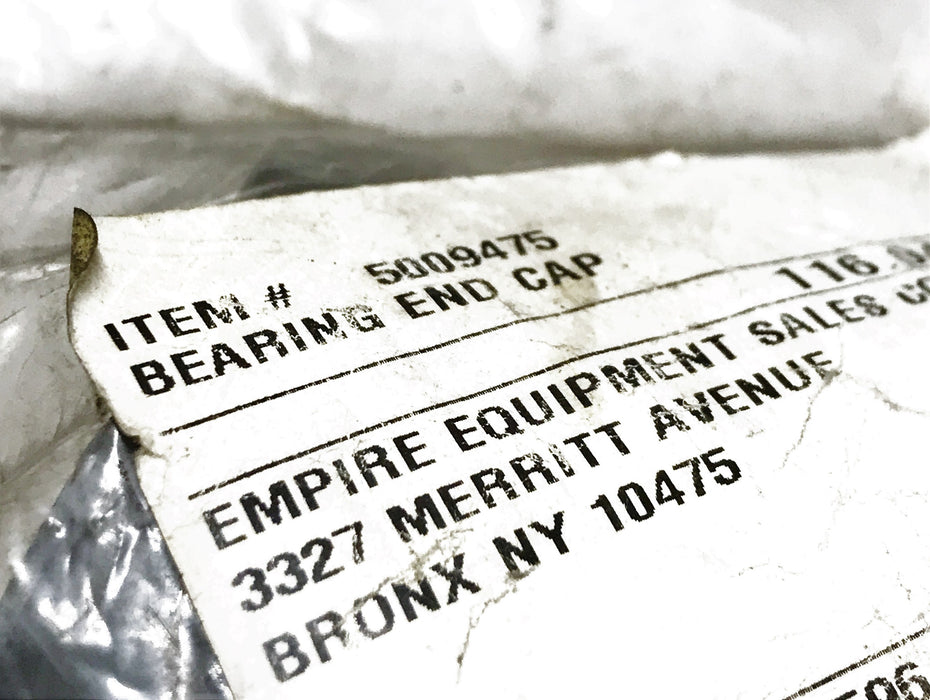 Elgin Bearing End Cap 5009475 [Lot of 2] NOS