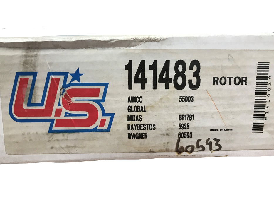 U.S. Disc Brake Rotor 141483 NOS