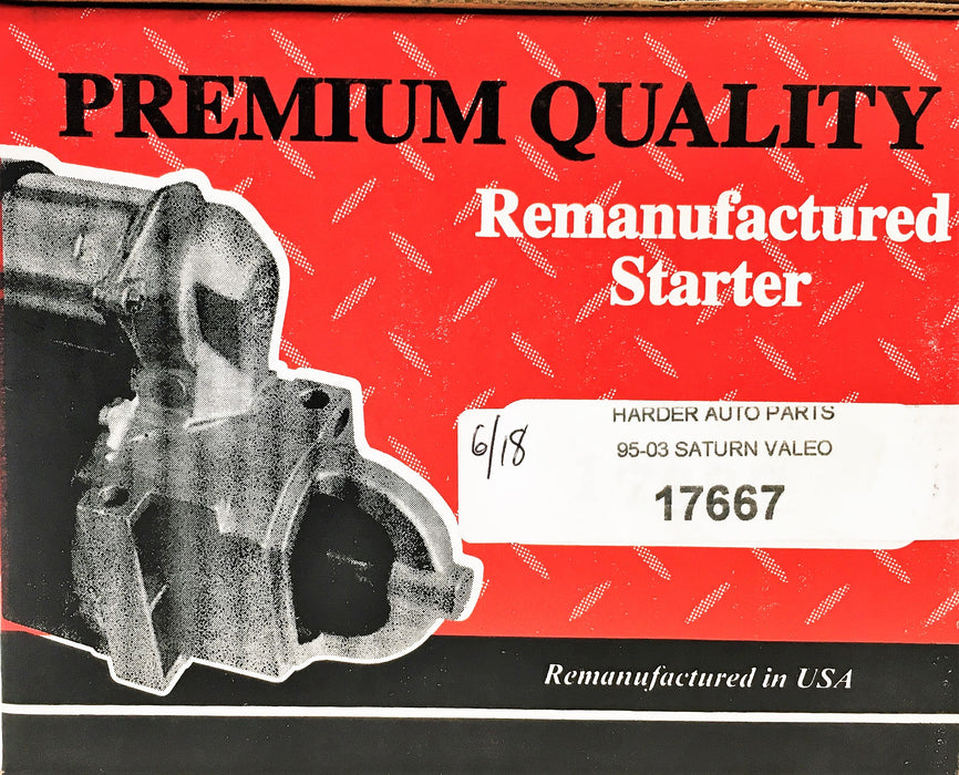 Premium Quality Starter 17667 REMANUFACTURED