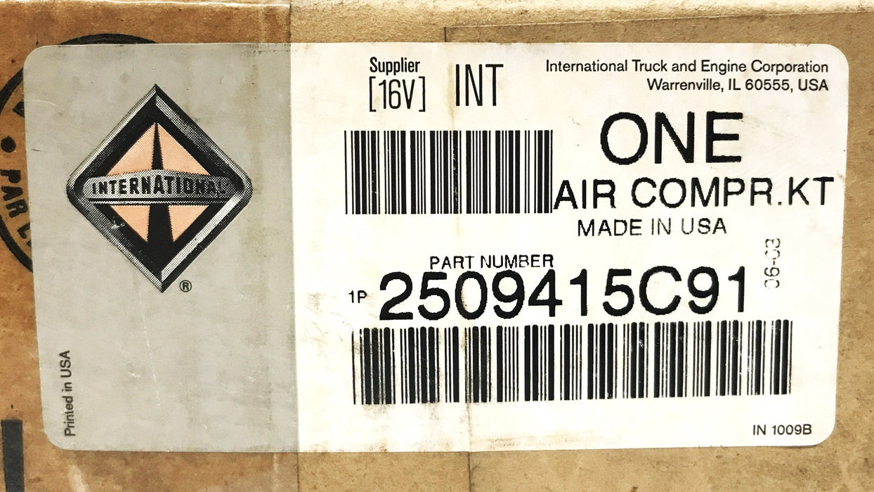 International Air Compressor Inlet Kit 2509415C91 NOS