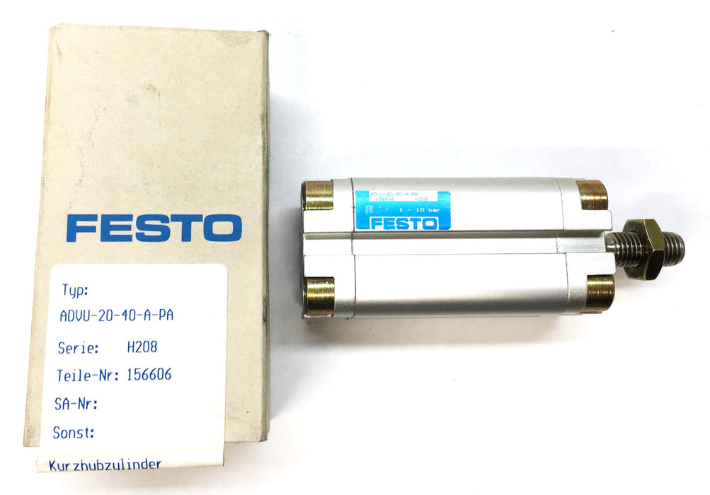 Festo Pneumatic Air Cylinder ADVU-20-40-A-PA NOS