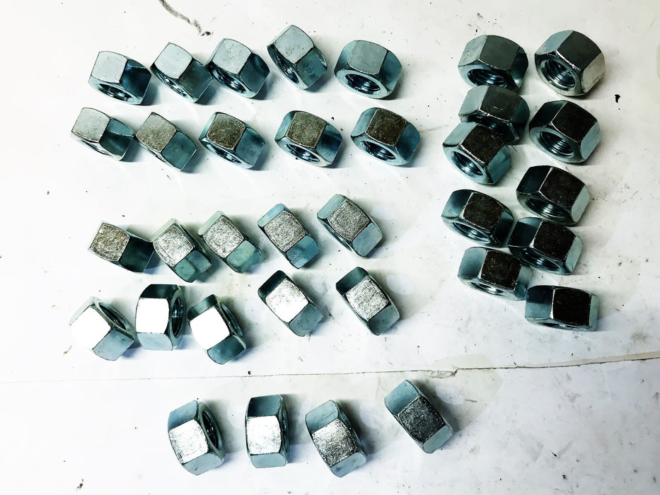 Grainger 1'-8 Galvanized Steel Nut FHNGR5-ZP [Lot of 34] NOS