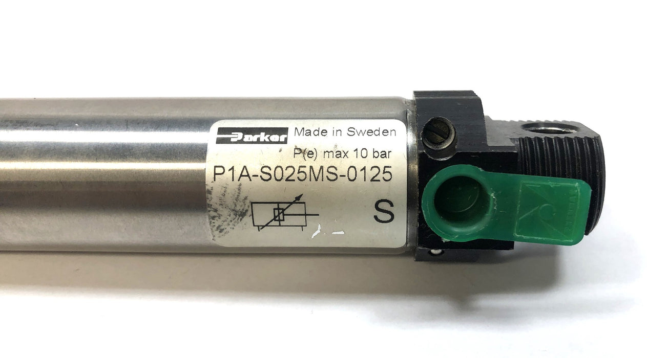 Parker Pneumatic Mini ISO Cylinder P1A-S025MS-0125 NOS