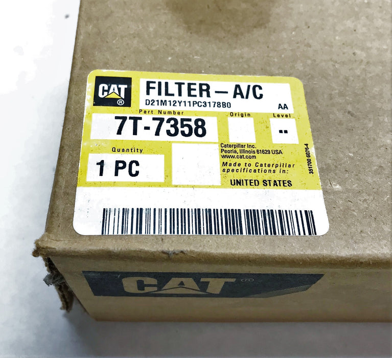 Caterpillar CAT OEM Cabin Air Filter 7T-7358 NOS
