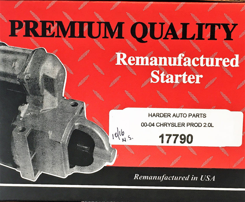 Premium Quality Starter 17790 REMANUFACTURED