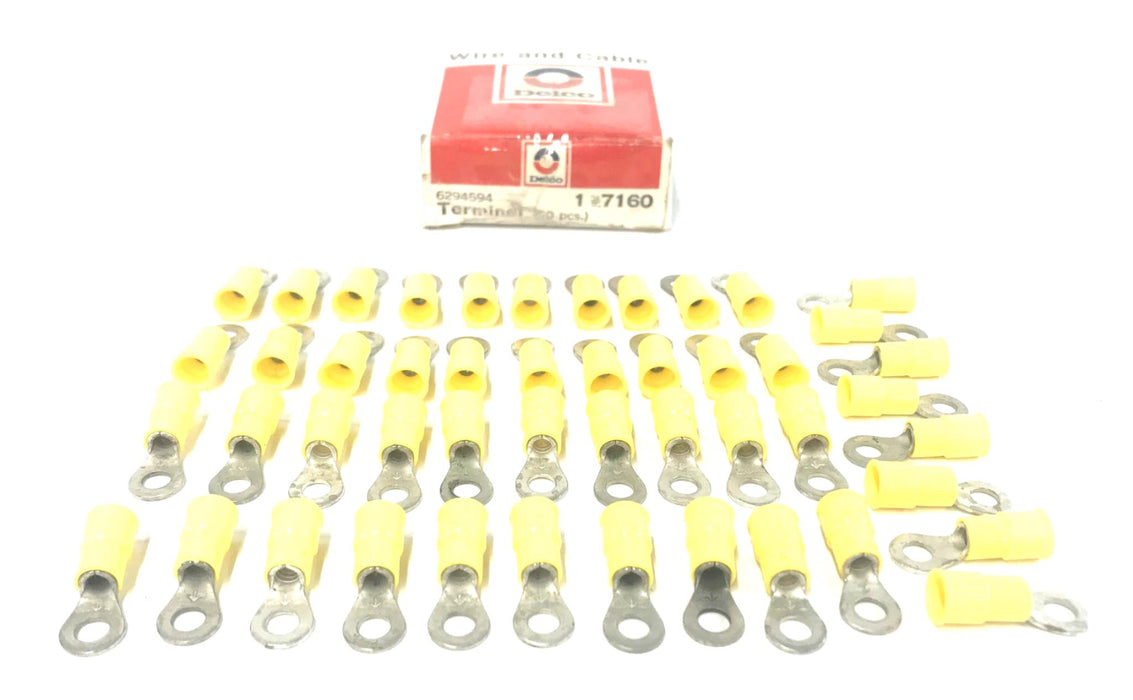Delco Solderless Terminals- *Box of 48* 7160(6294594) NOS