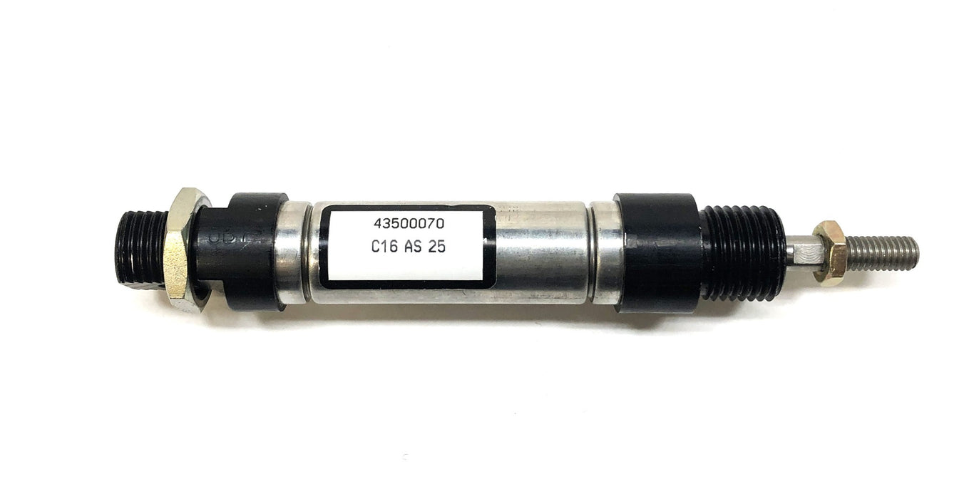 Joucomatic Pneumatic Isoclair Round Air Cylinder 43500070 (C16 AS 25) NOS