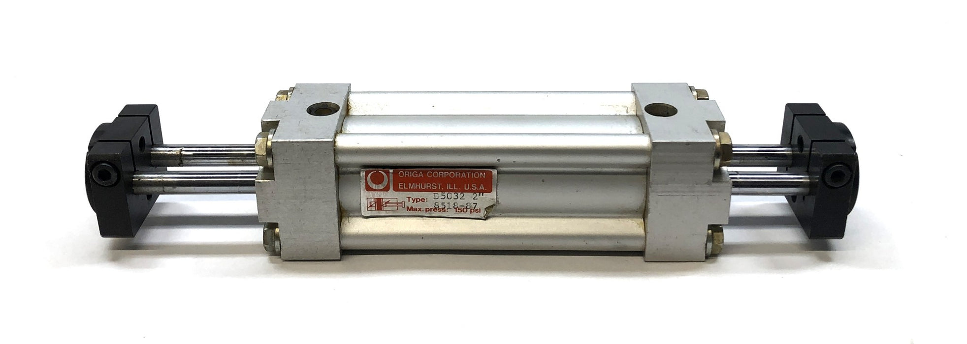Origa Pneumatic Piston Rod Dual Cylinder D5032-2" (8518-87) NOS